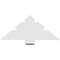 Ekena Millwork Kennewick Architectural Grade PVC Gable Bracket, 36"W x 15"H x 2"D x 6"F, 10/12 Pitch GBP036X15X0206KEN00 - alternate 4